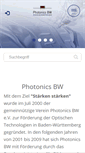 Mobile Screenshot of photonicsbw.de